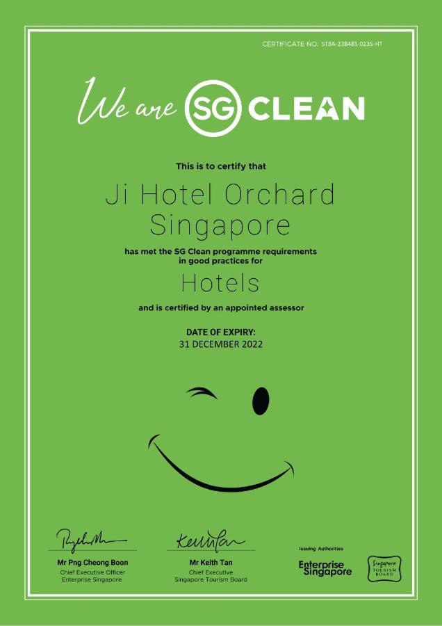 Ji Hotel Orchard Singapore Exterior foto